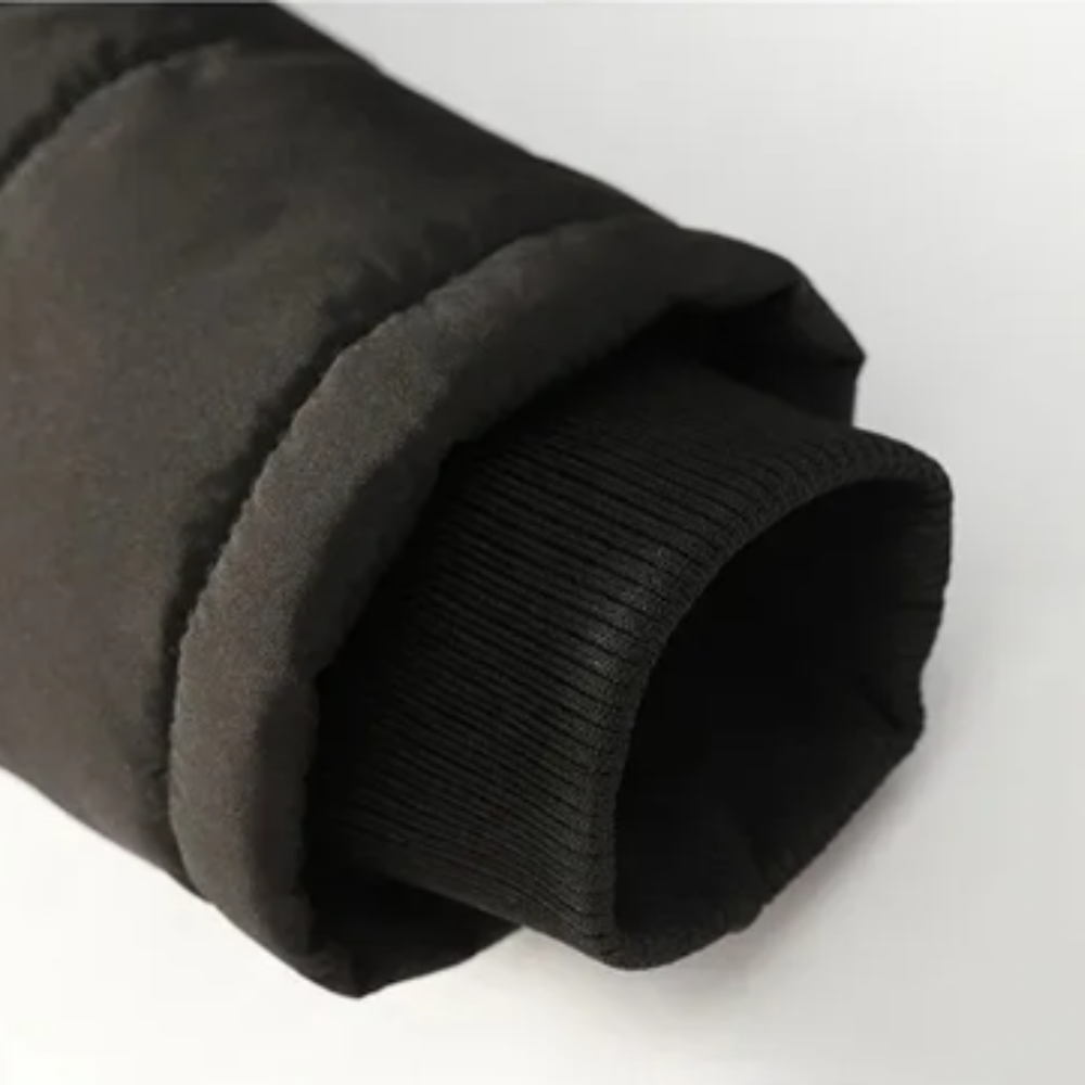 Elegant polstret fleece vinterjakke