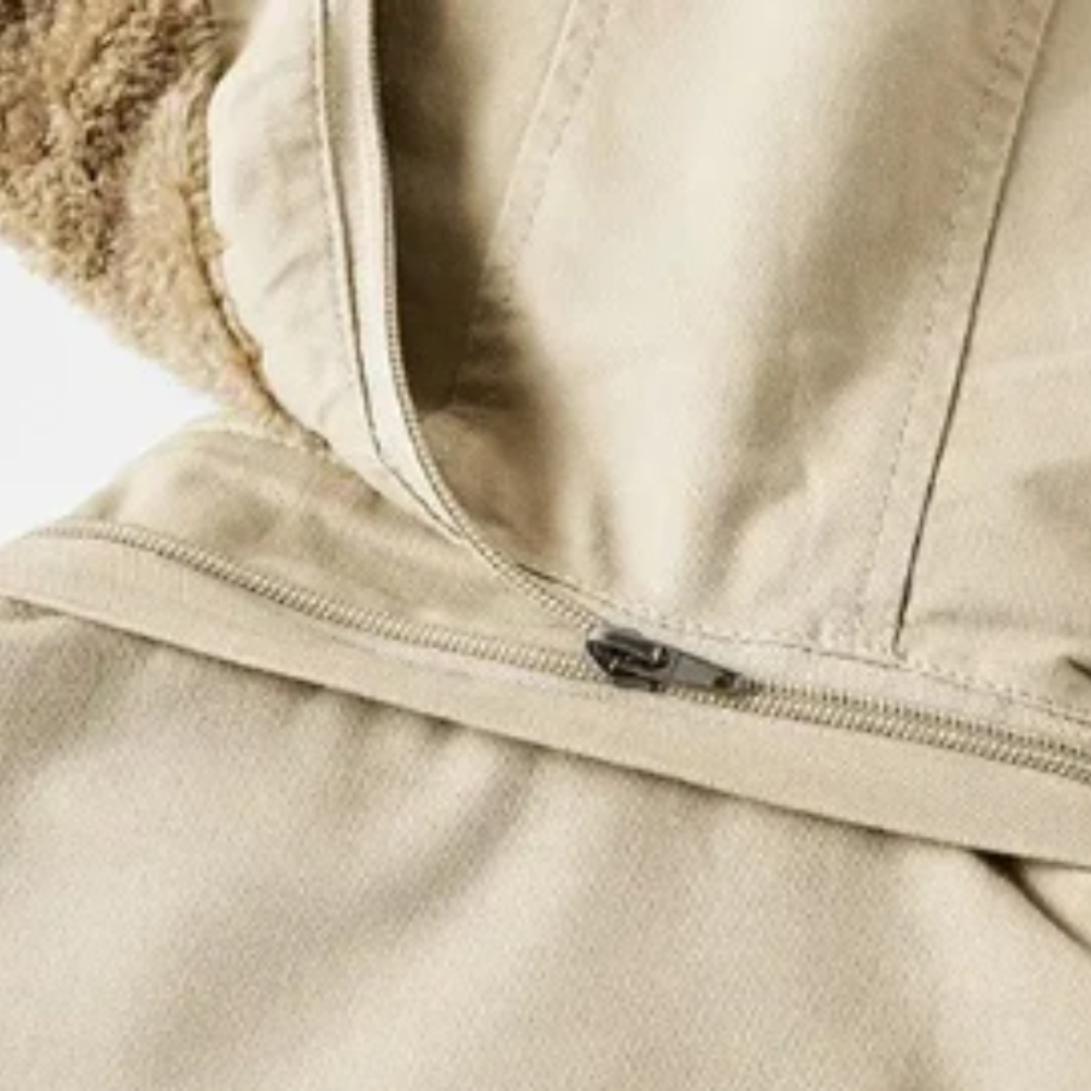 Elegant Premium quiltet vinterjakke