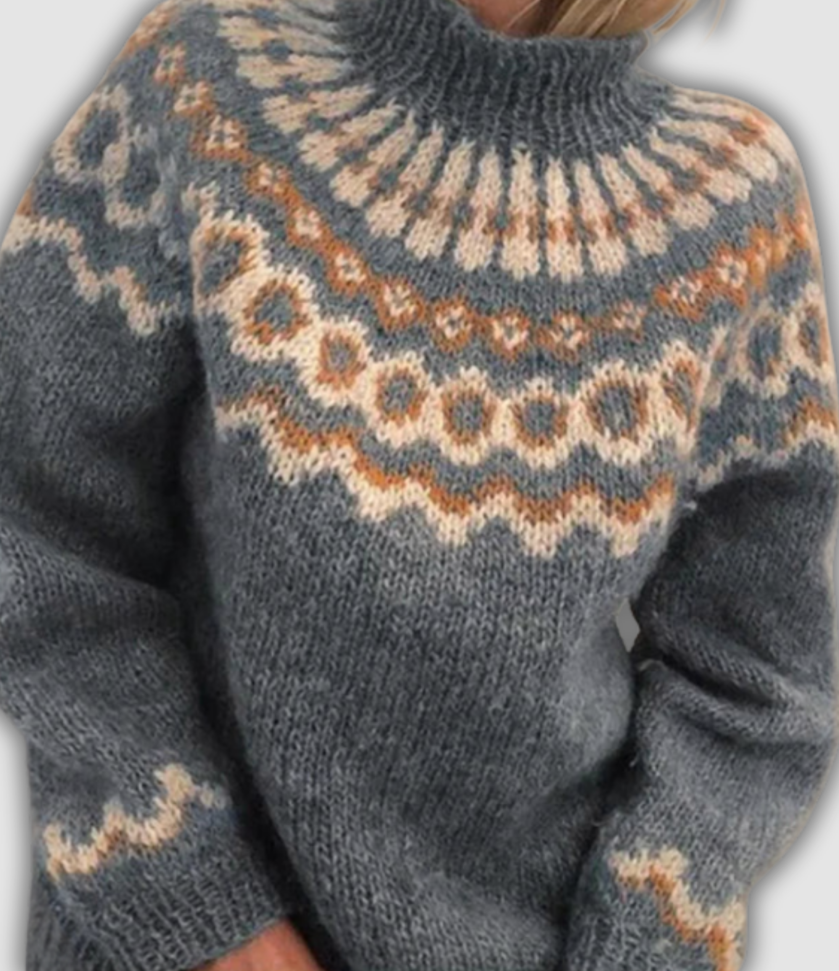 Violetta strikkegenser