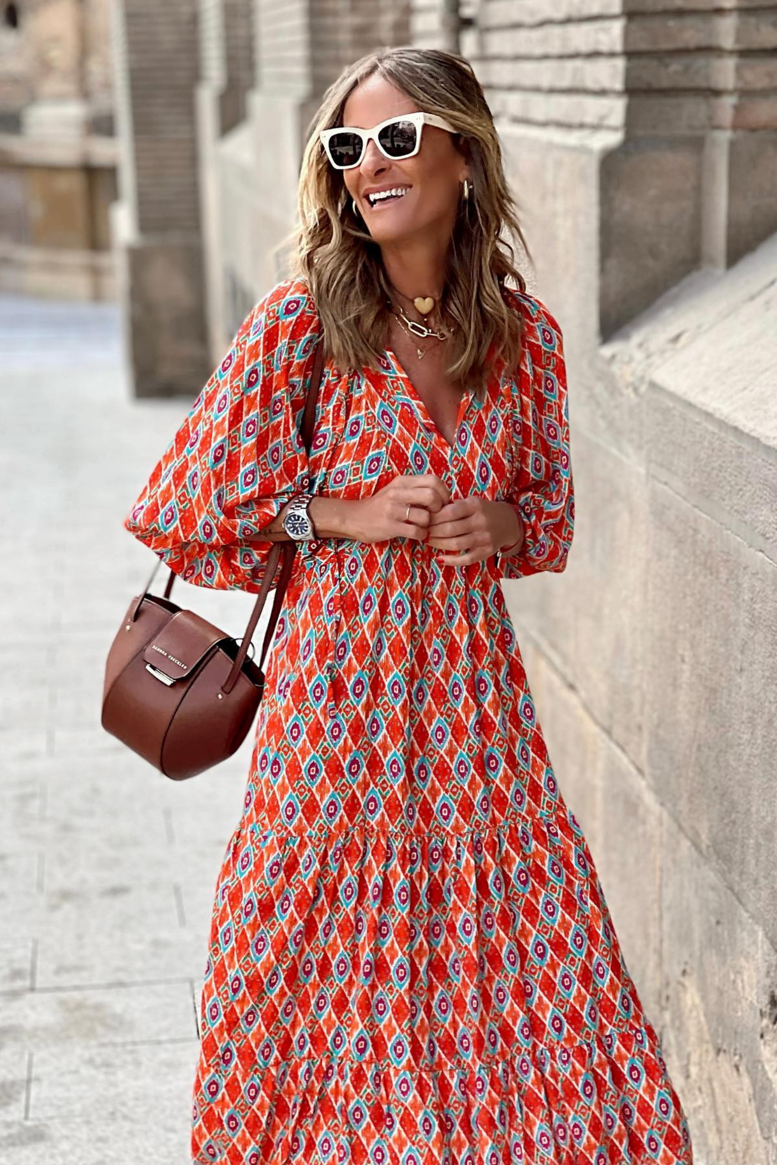 Fylaro - Sesongens mønstrede kjole