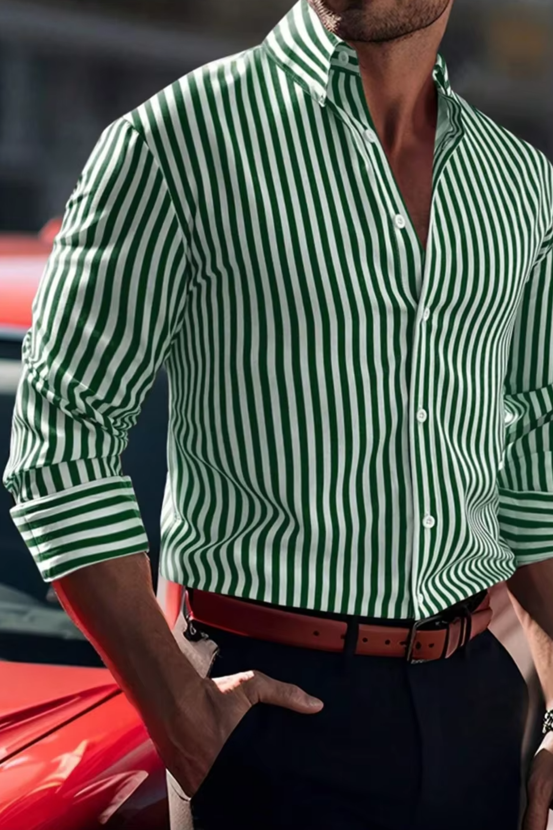 Fylaro - Stripete herreskjorte