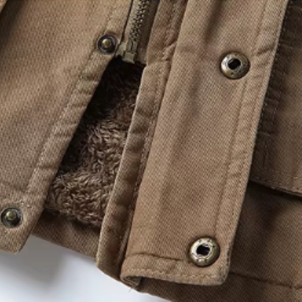 Casual bomulls vinterjakke