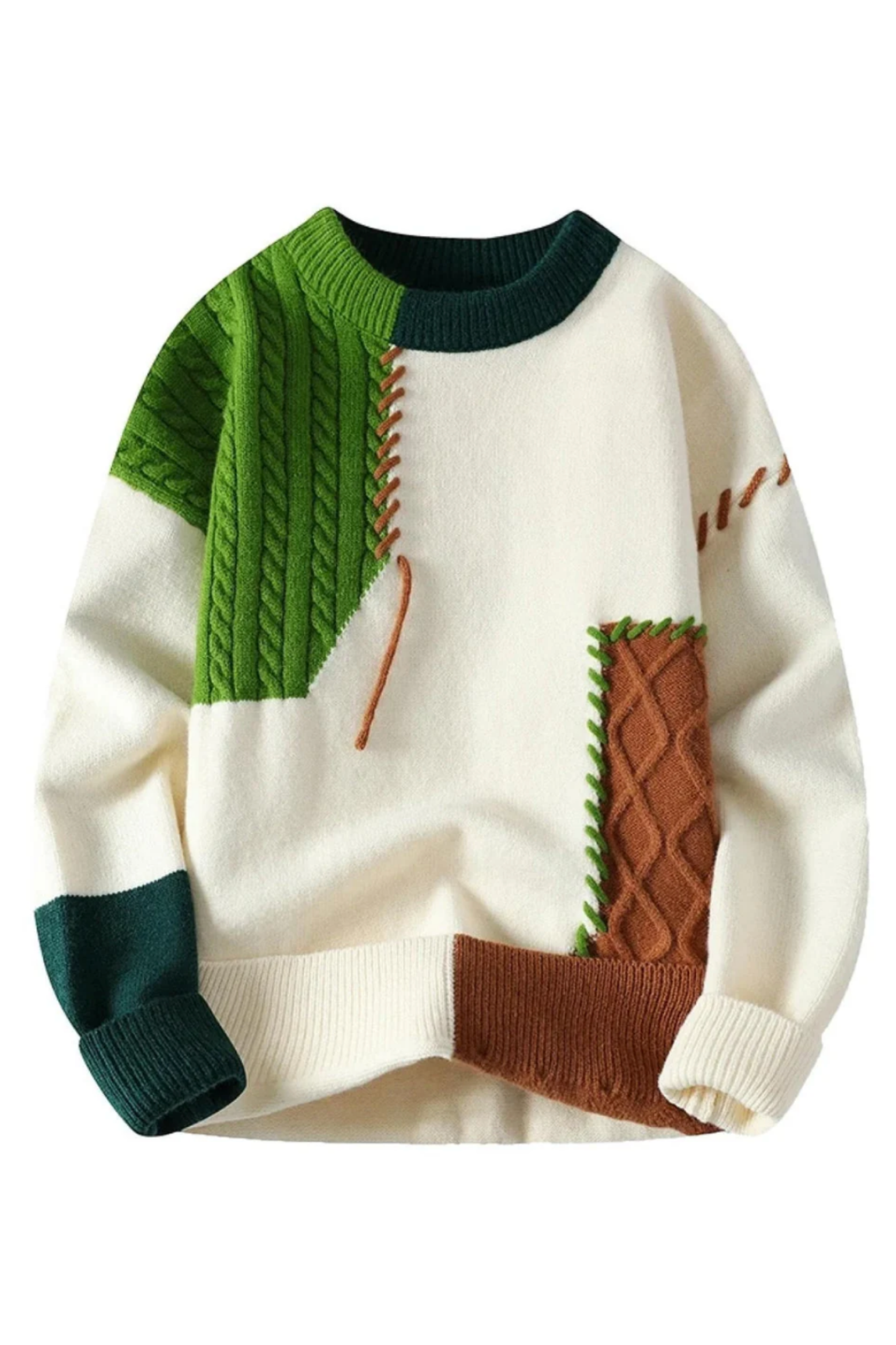 Bergen Lappestrikk Genser