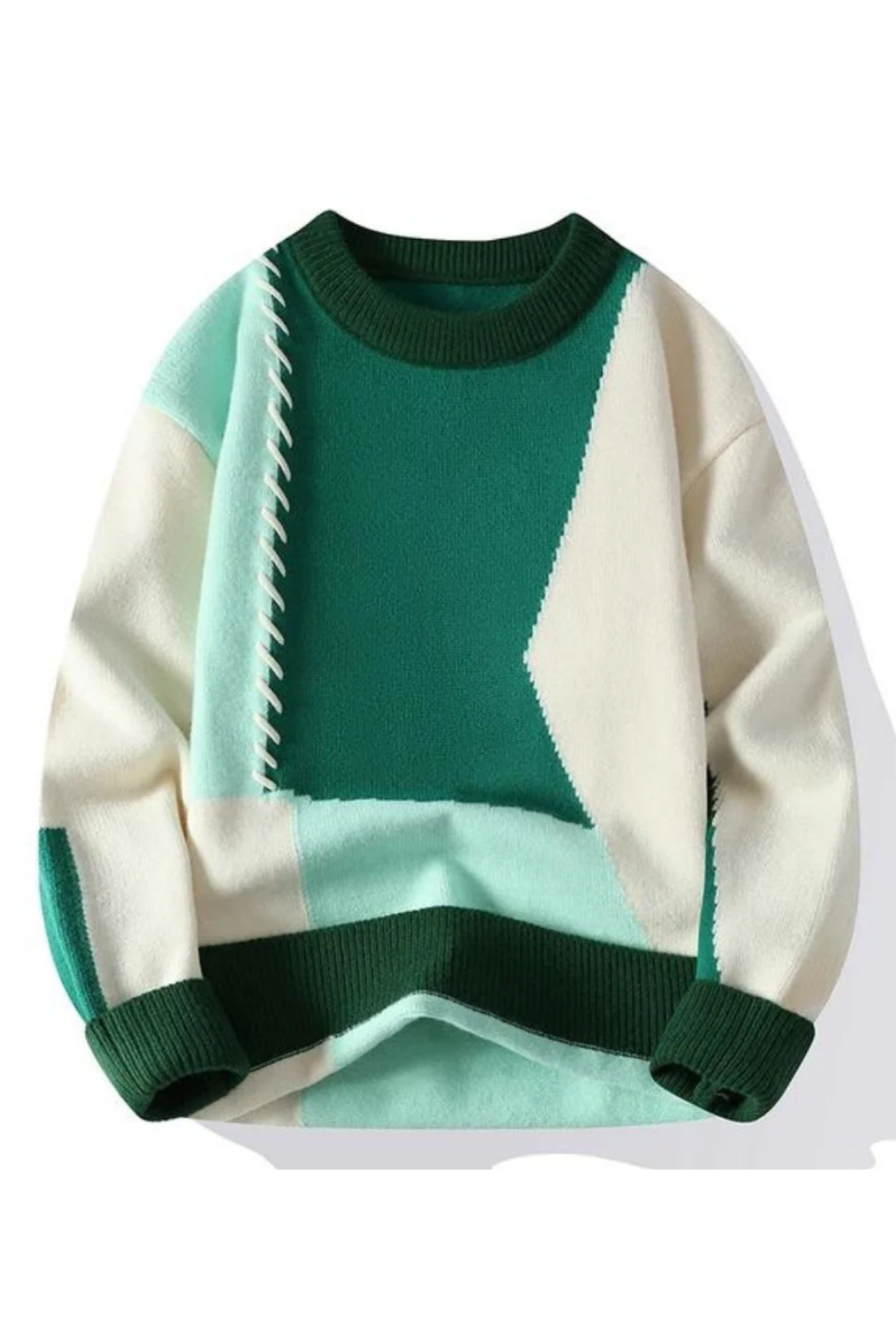 Bergen Lappestrikk Genser