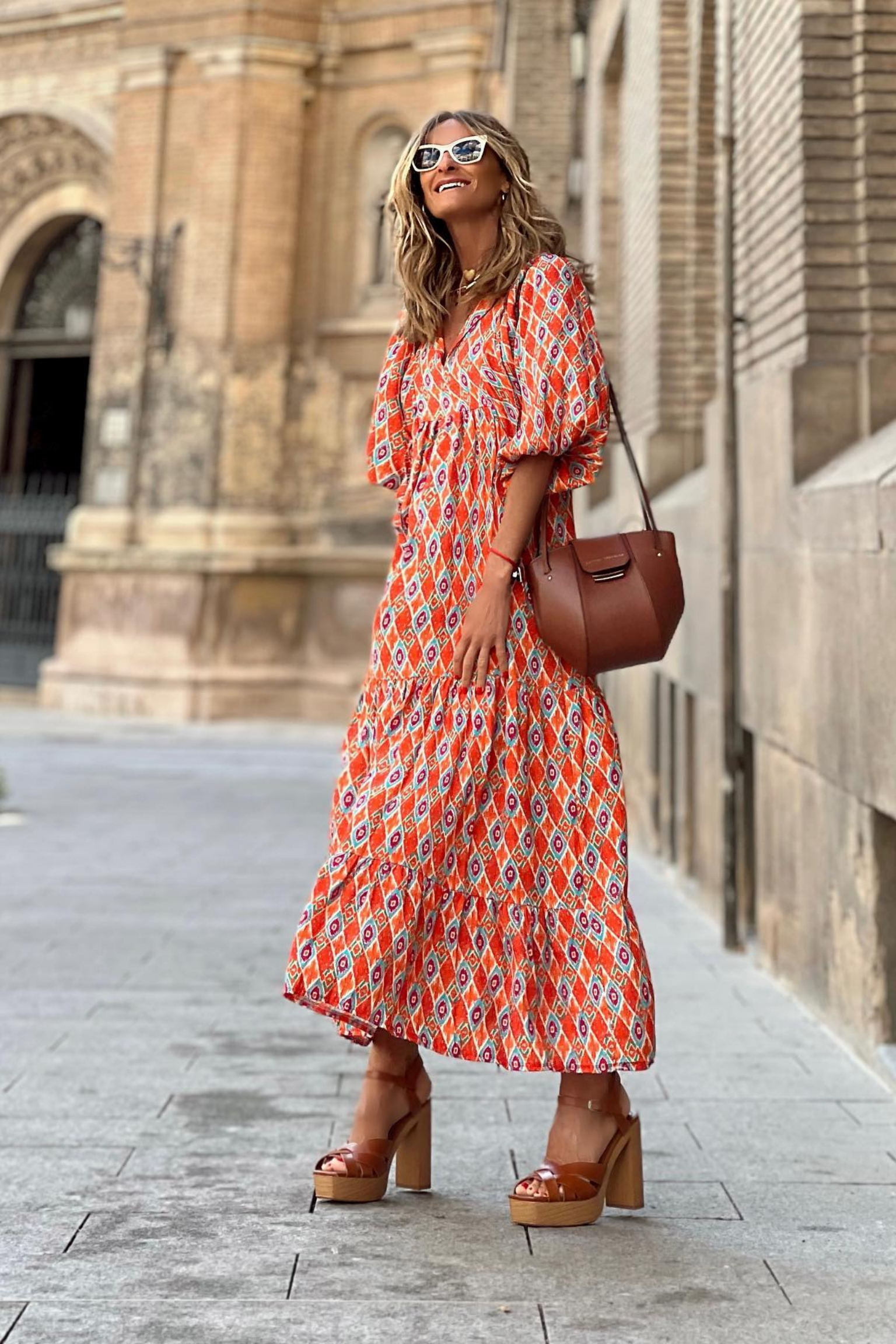 Fylaro - Sesongens mønstrede kjole