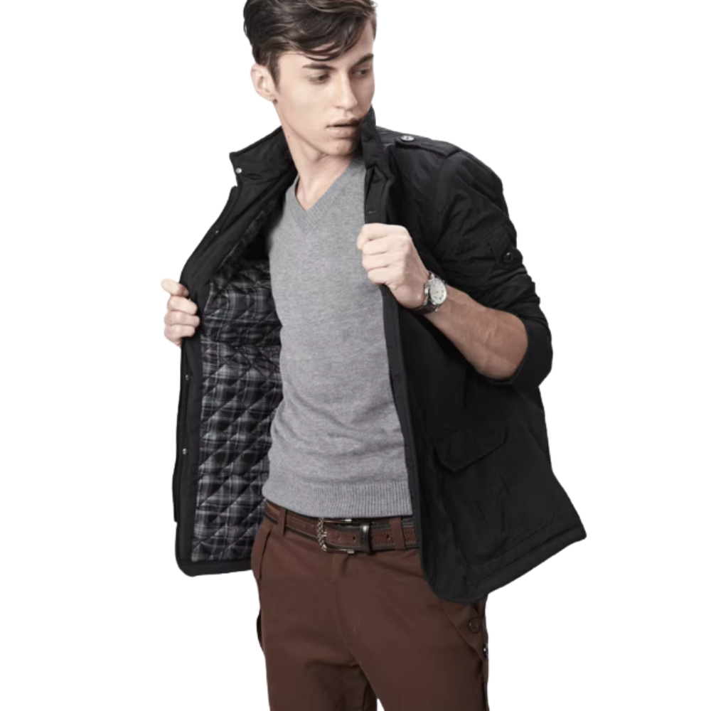 Elegant vindtett jakke