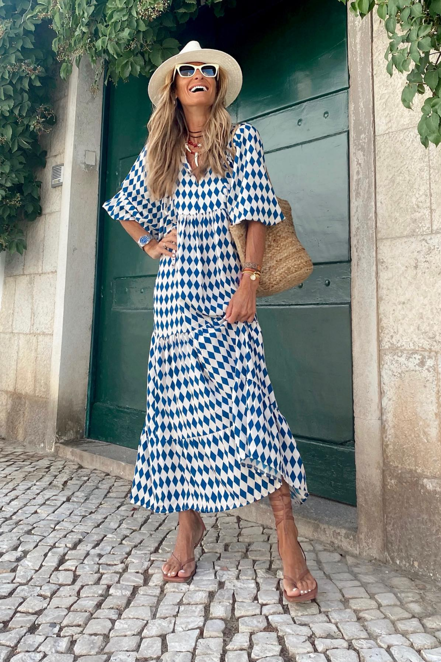 Fylaro - Sesongens mønstrede kjole