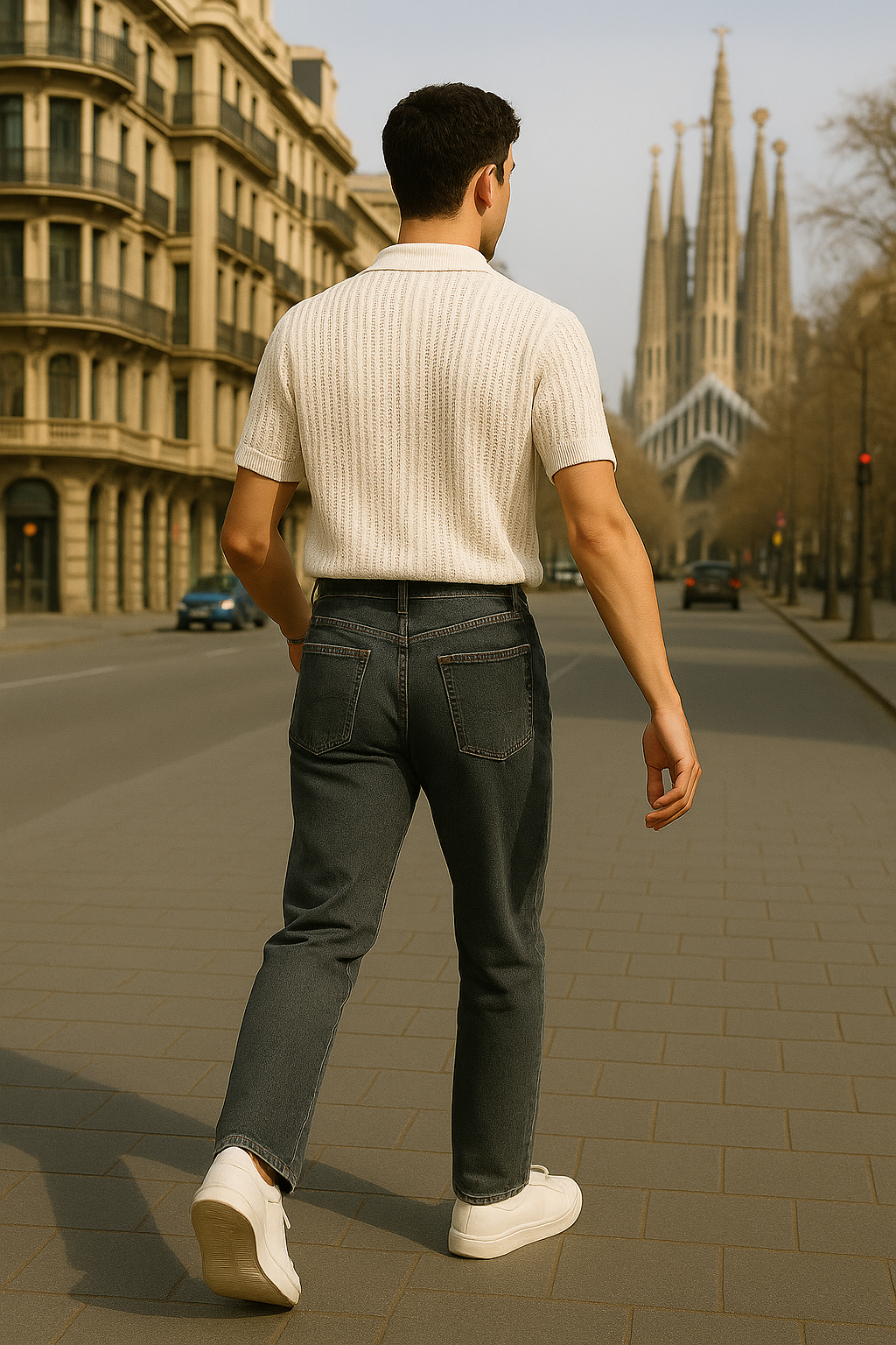 Fylaro - Retro poloskjorte