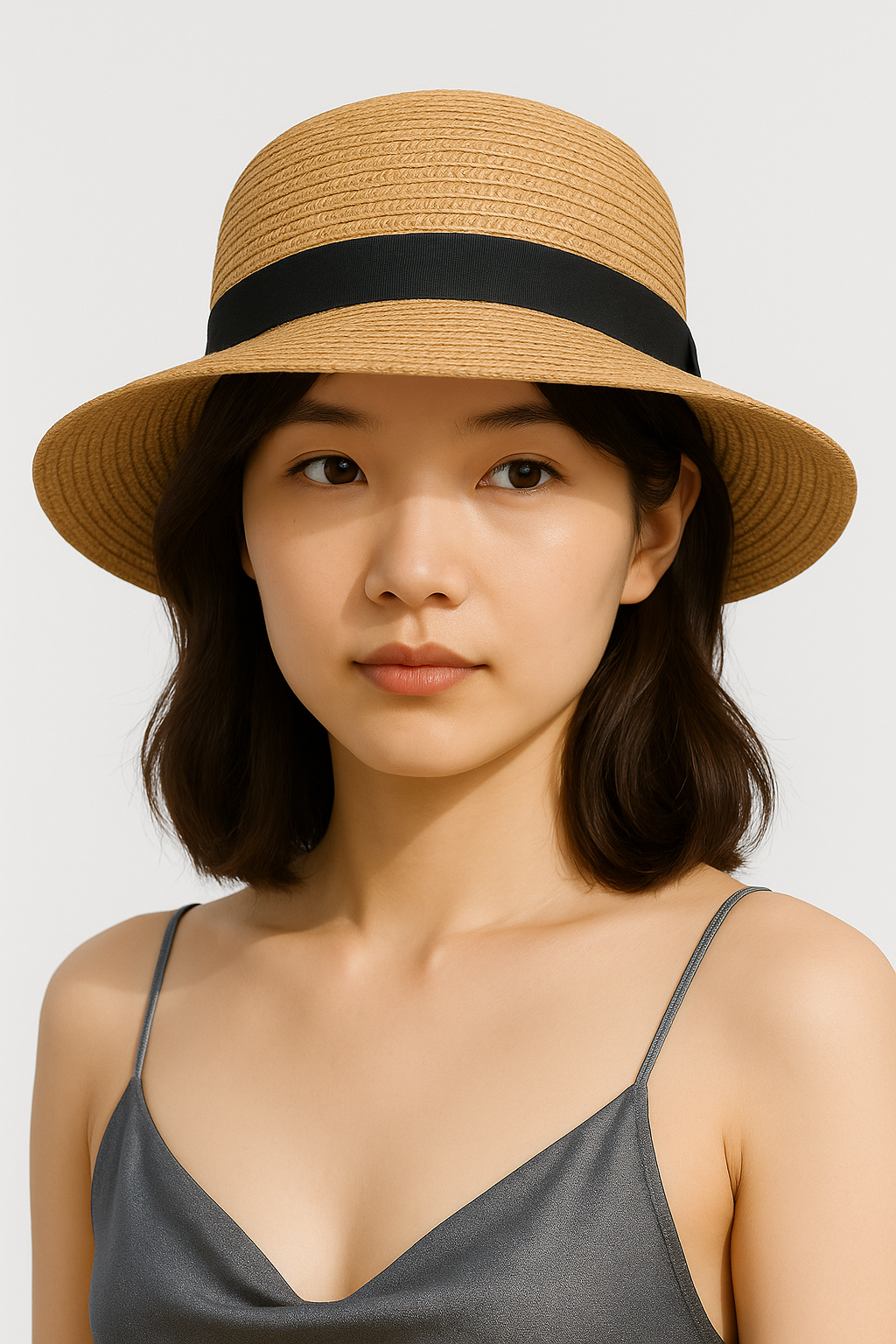 Fylaro - stråhatt svart slips