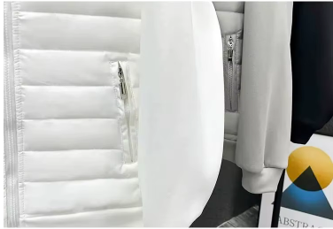 Elegant bomullspadded jakke