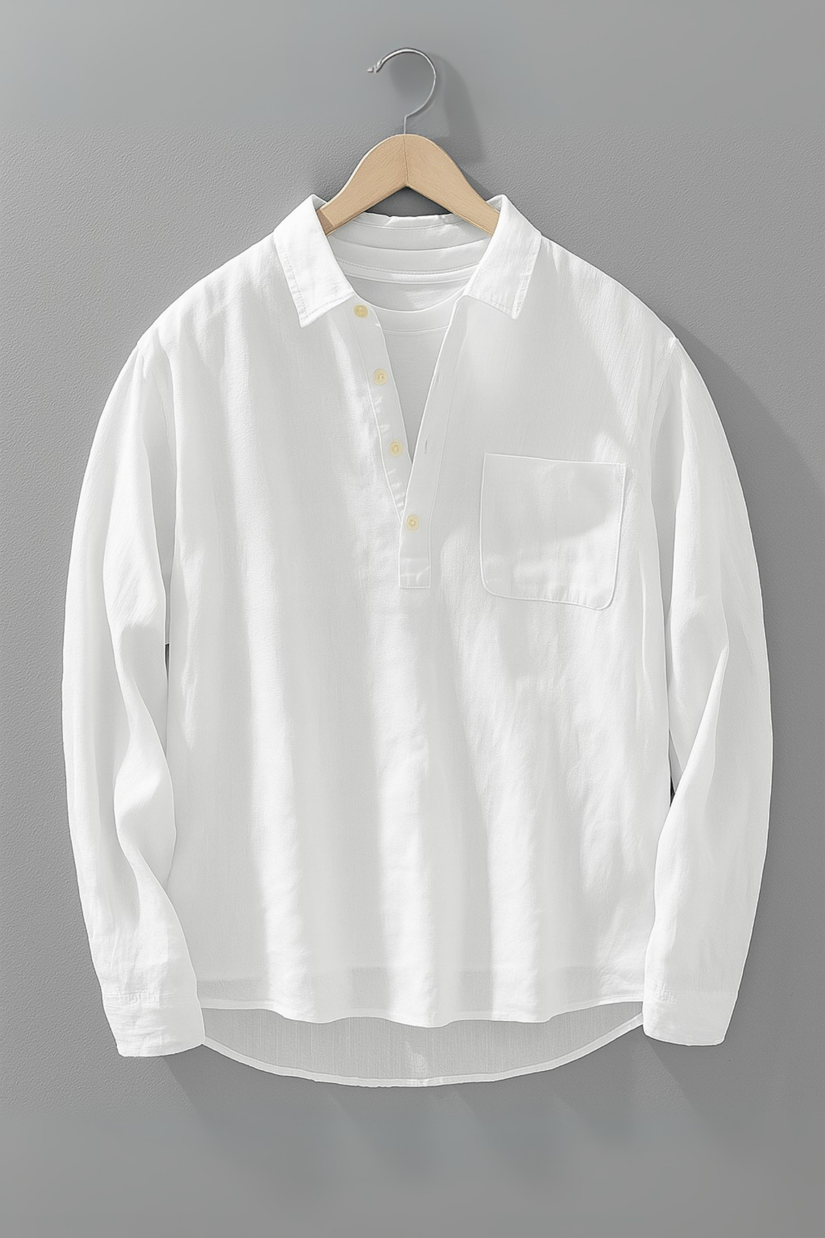 Fylaro - Linnet skjorte med knapper