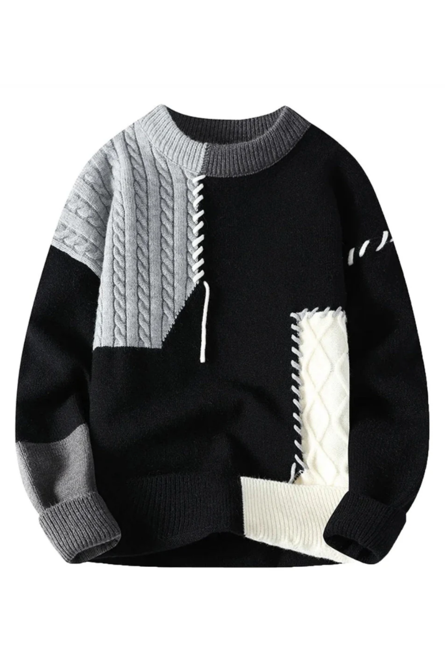 Bergen Lappestrikk Genser