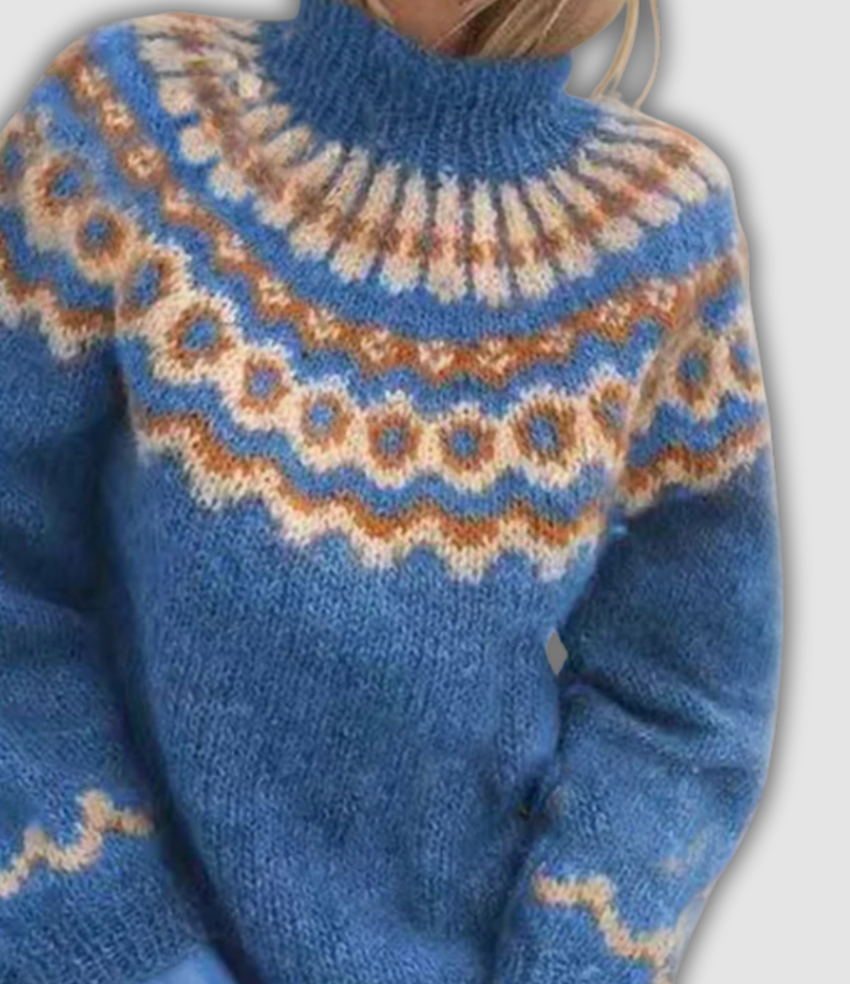 Violetta strikkegenser