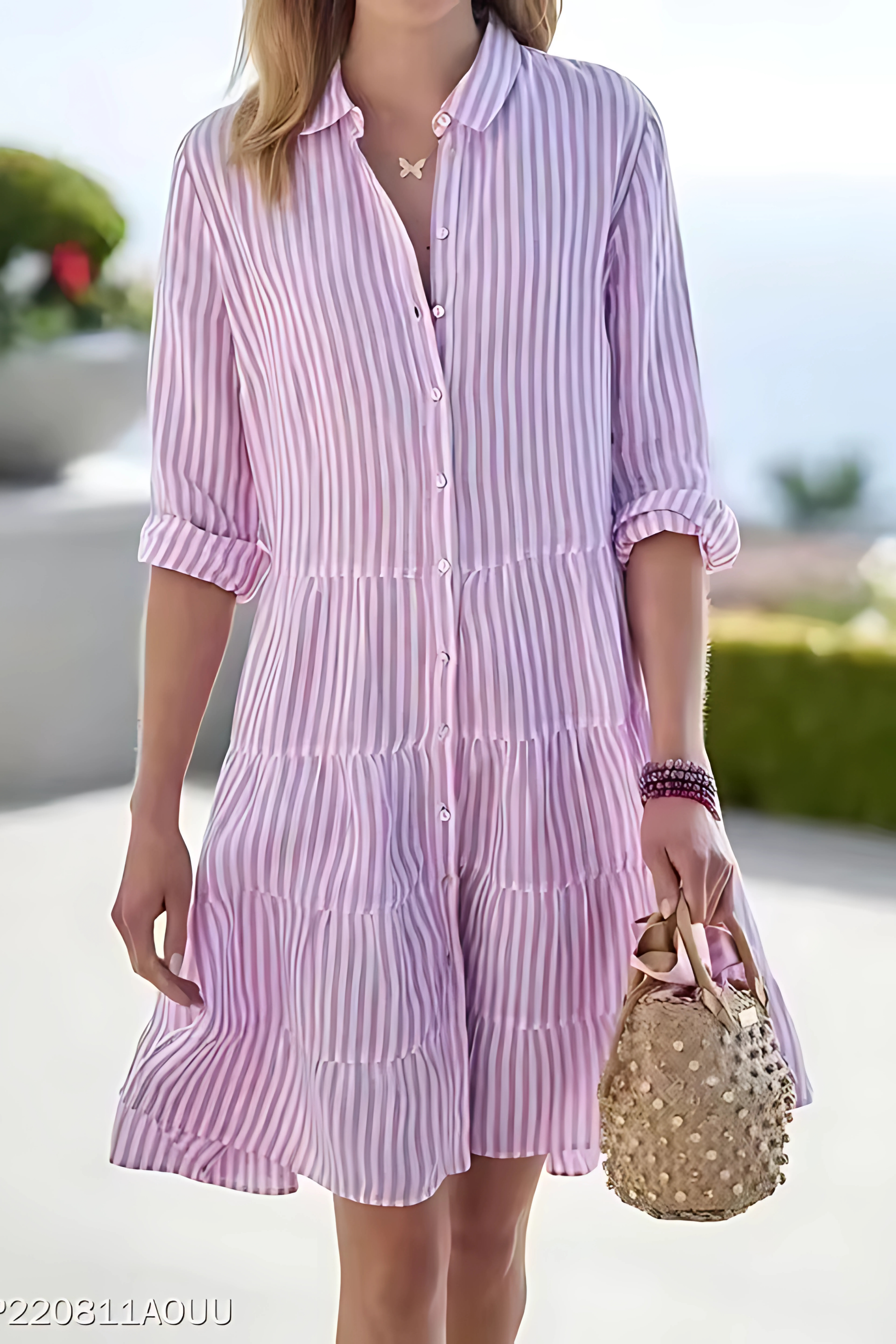 Fylaro - stripete oversize kjole