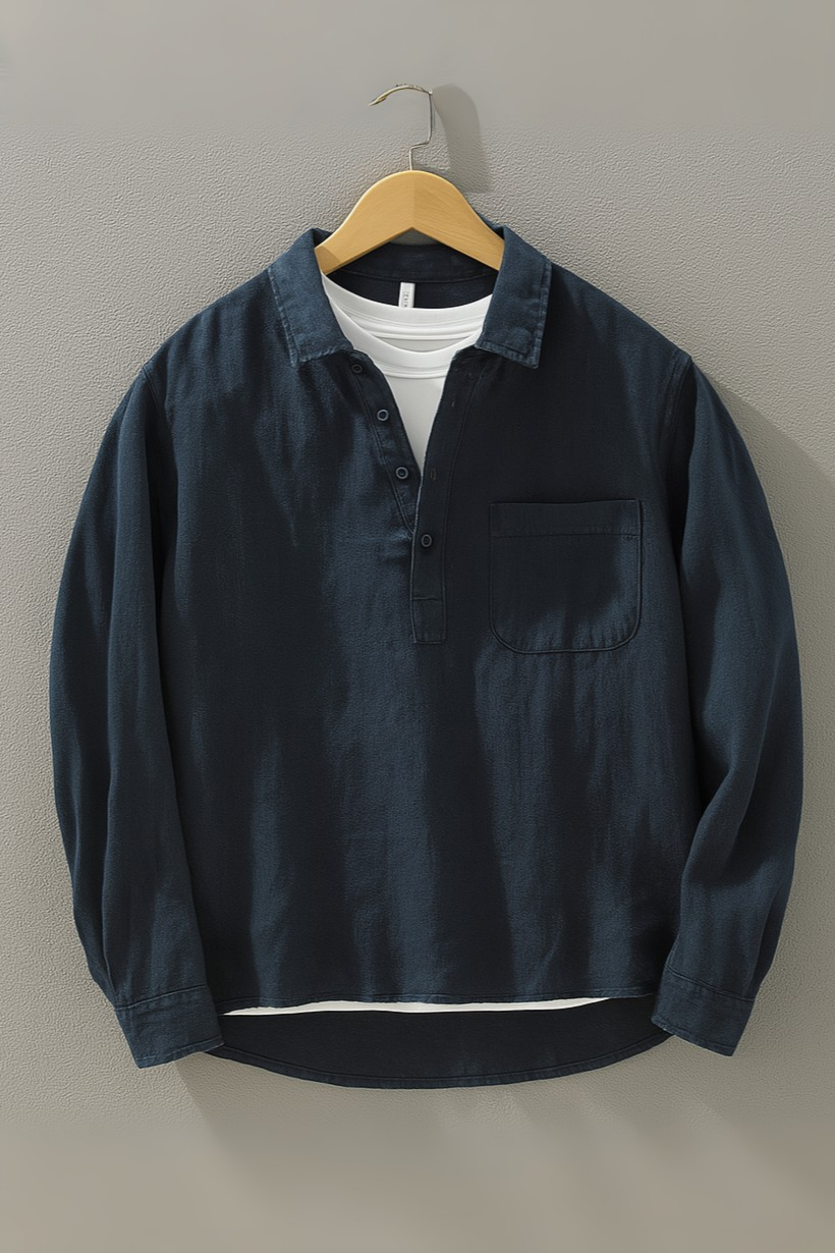 Fylaro - Linnet skjorte med knapper