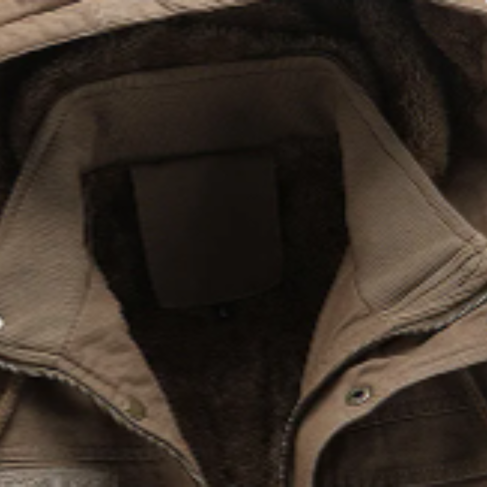 Elegant vindavvisende vinterjakke