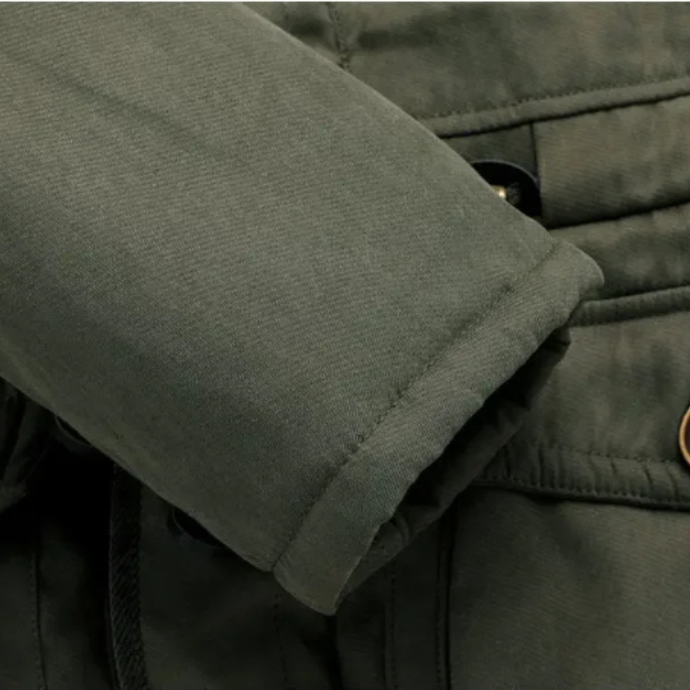 Elegant polstret jakke for utendørsbruk