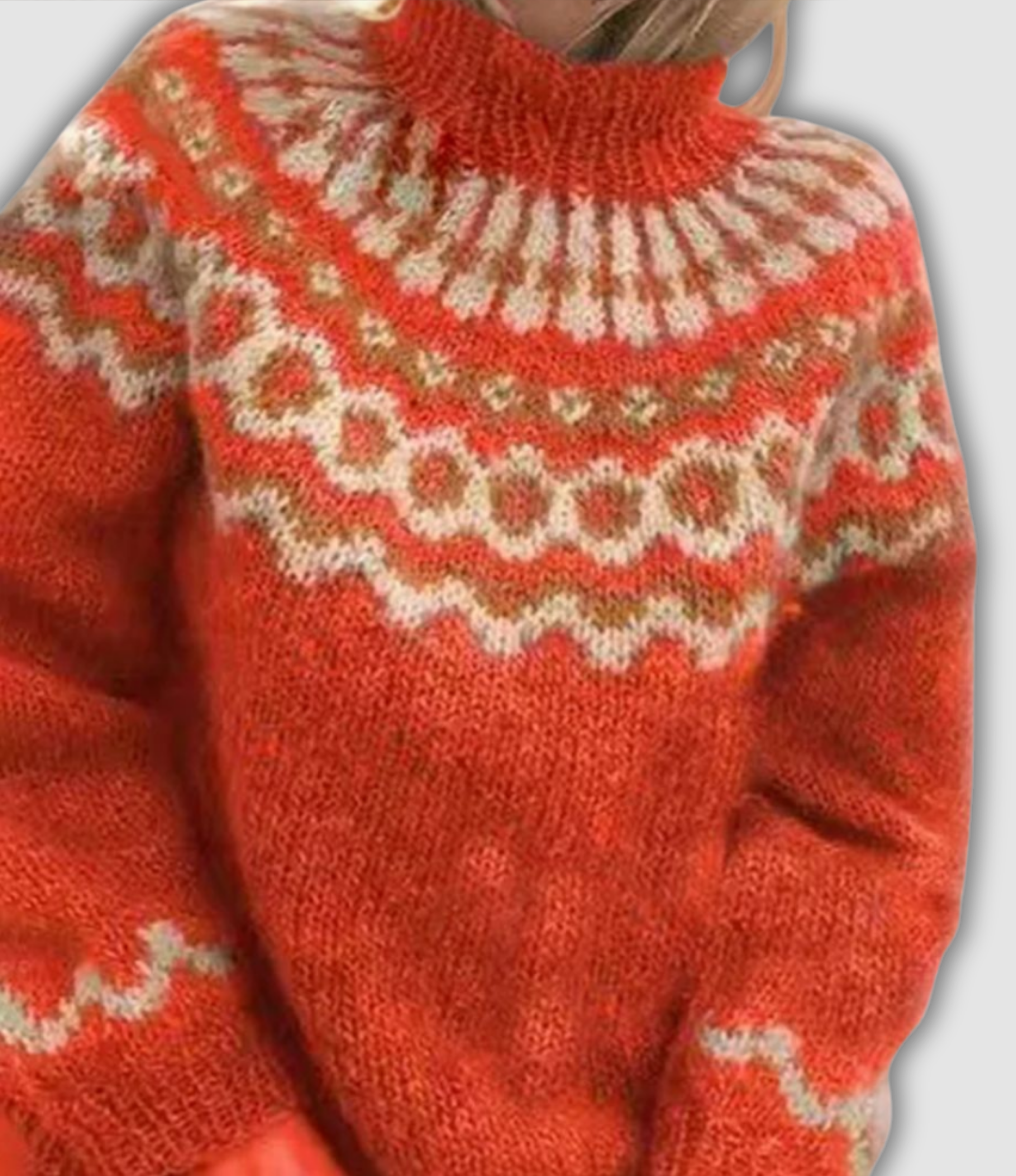 Violetta strikkegenser