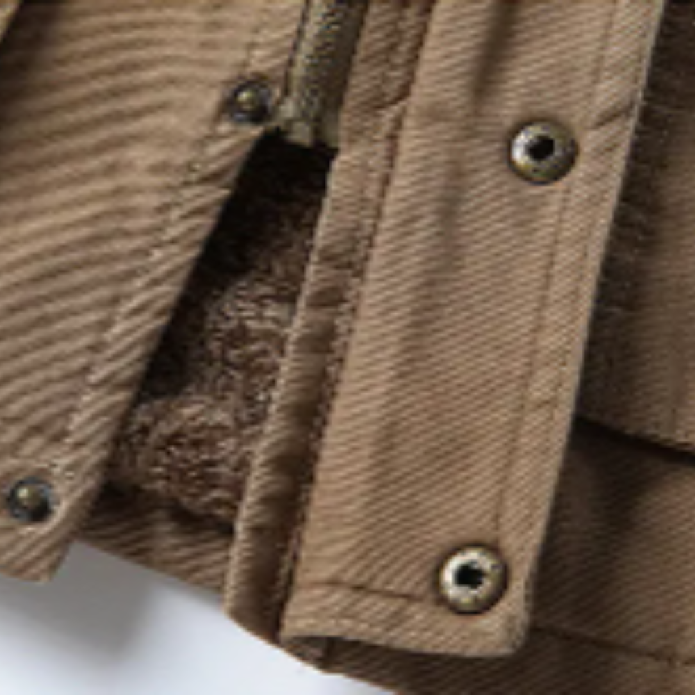 Elegant vindavvisende vinterjakke