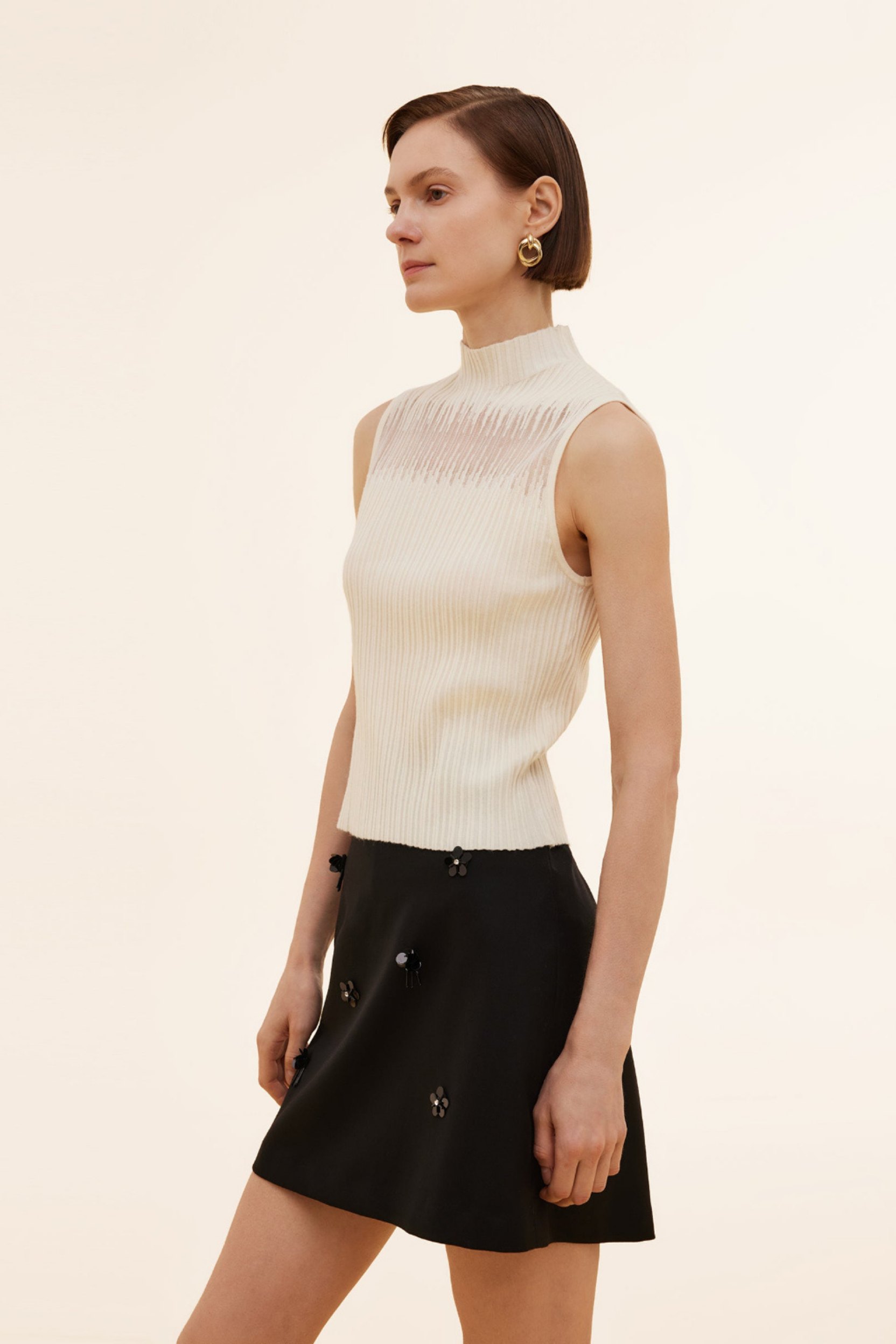 Fylaro - Strikkede tank-toppen