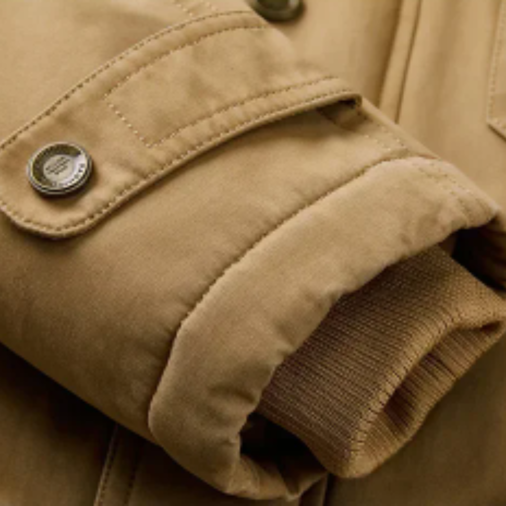 Elegant polstret bomberjakke