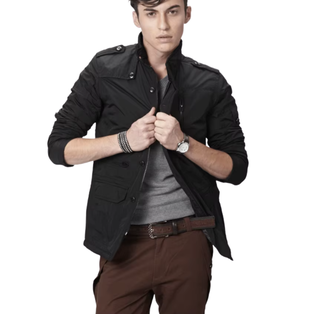 Elegant vindtett jakke