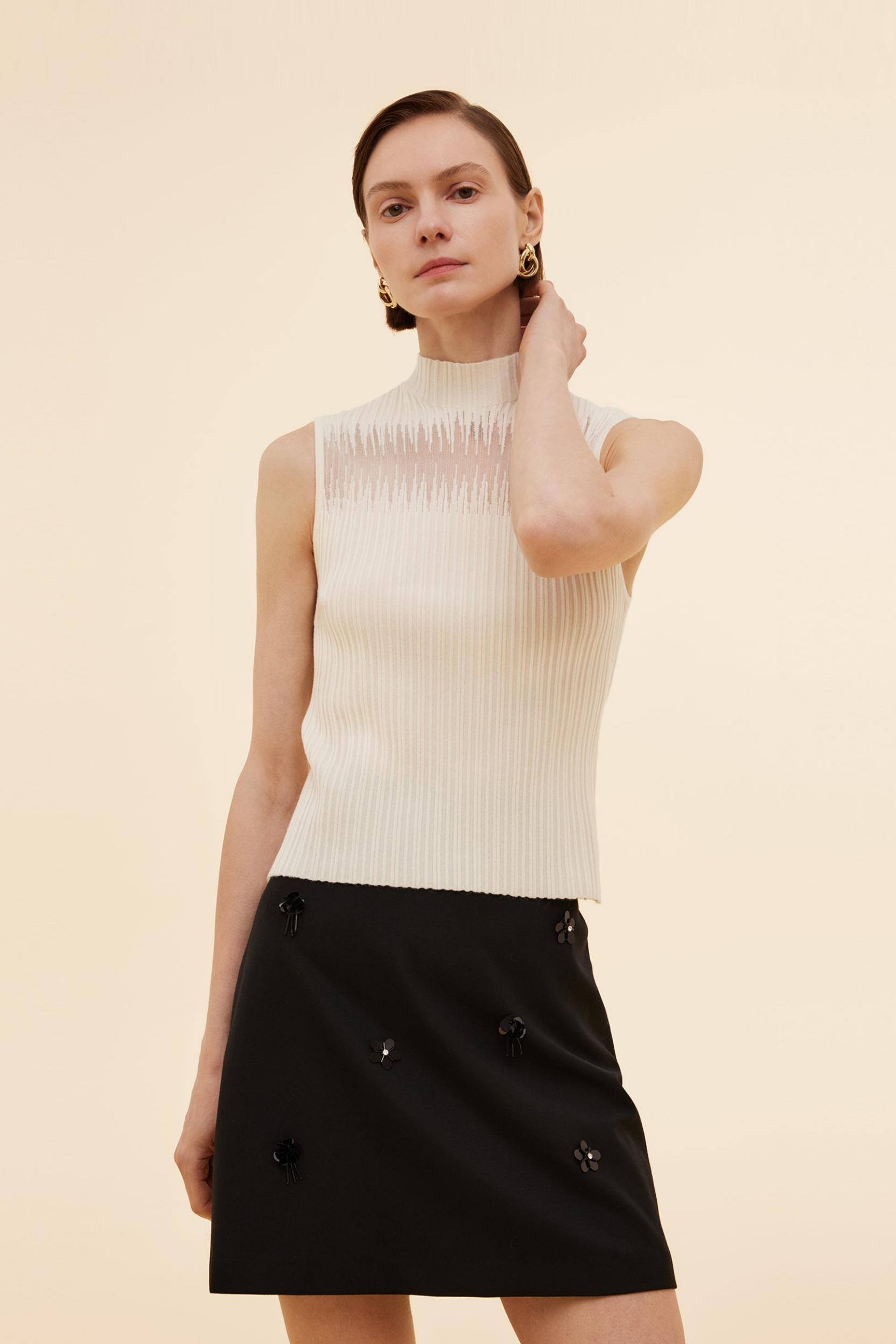 Fylaro - Strikkede tank-toppen