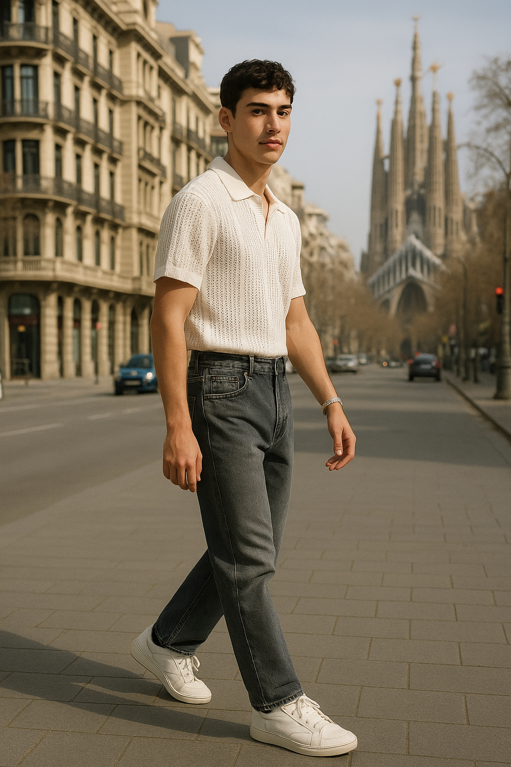 Fylaro - Retro poloskjorte