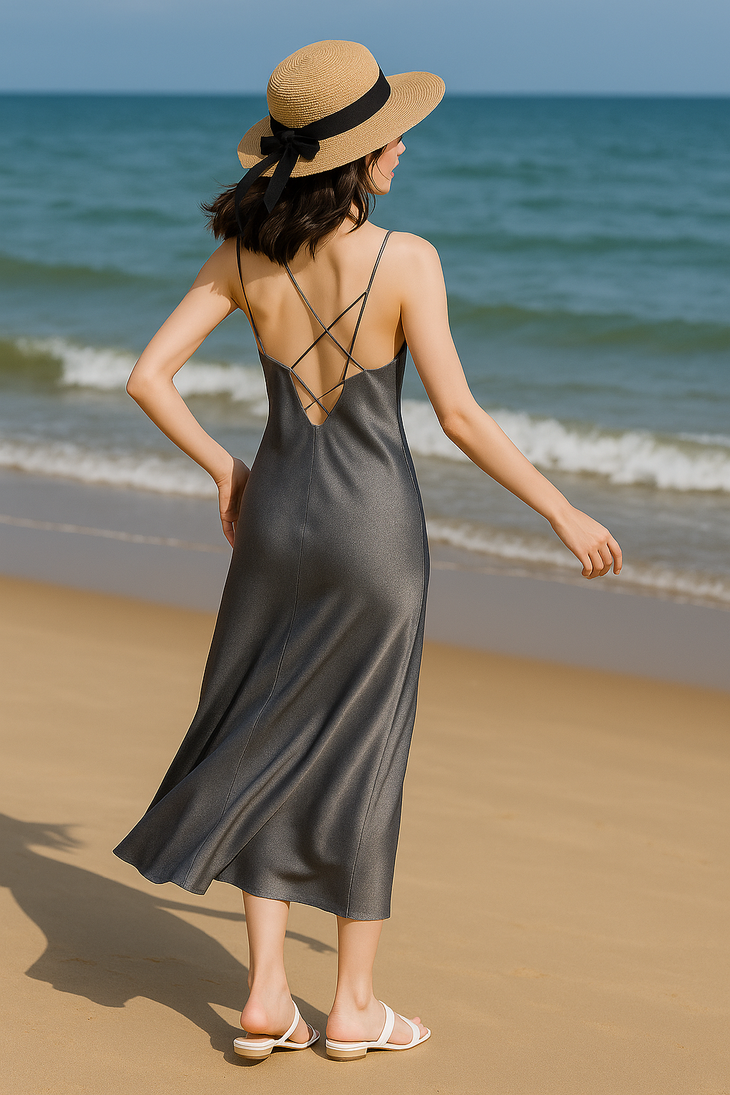 Fylaro - stråhatt svart slips