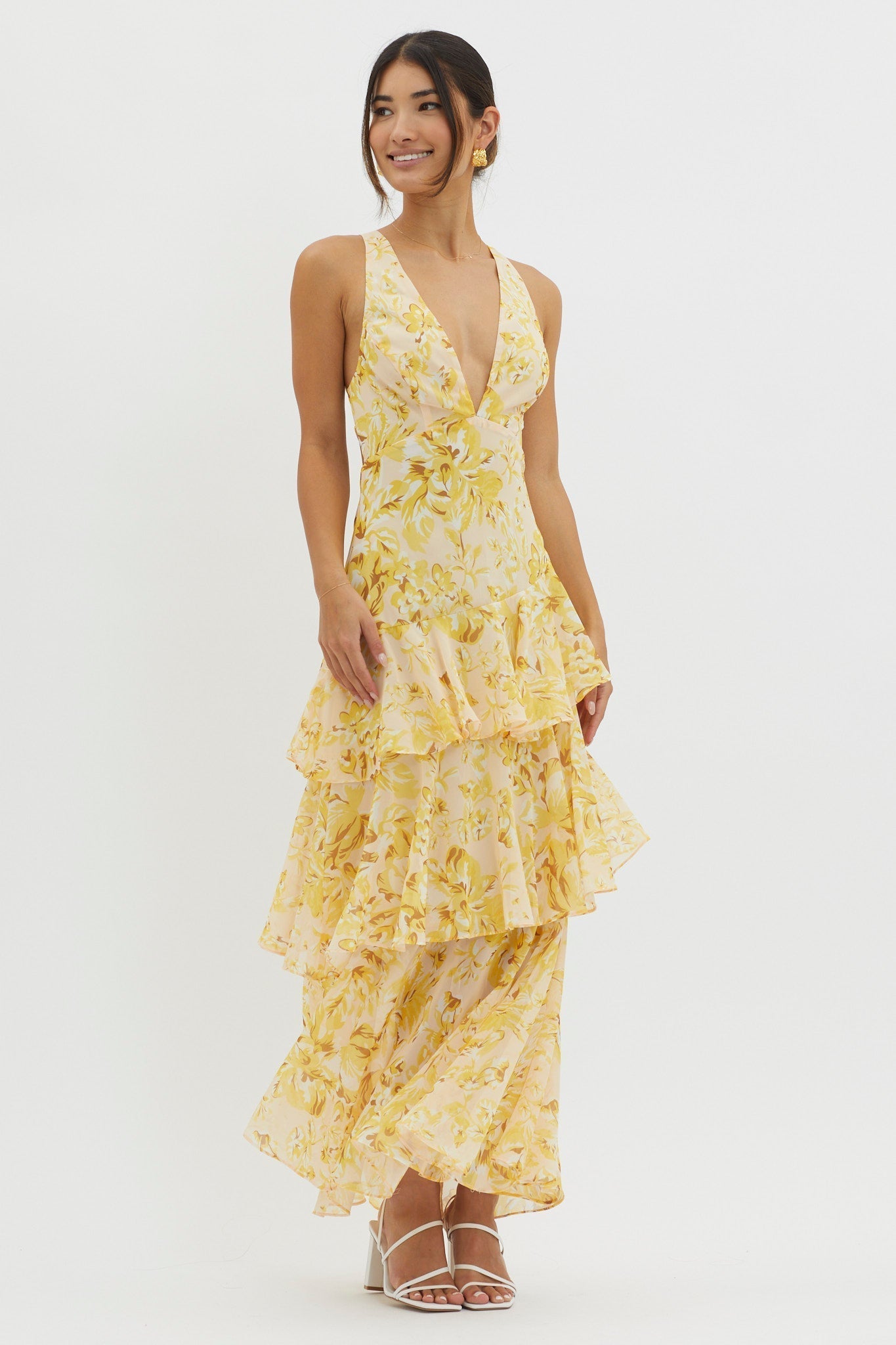 Floral Tiered Maxi Dress