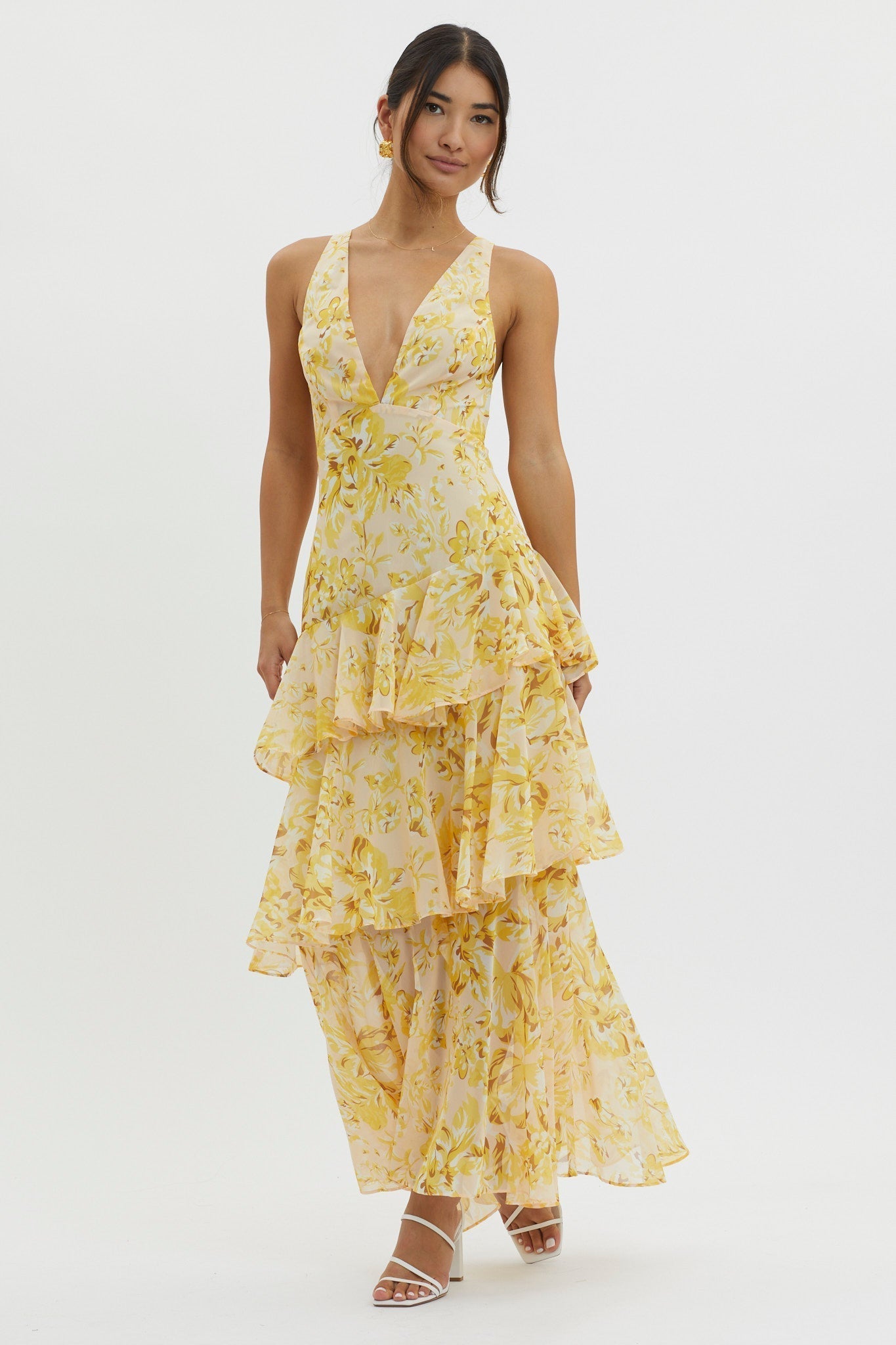 Floral Tiered Maxi Dress
