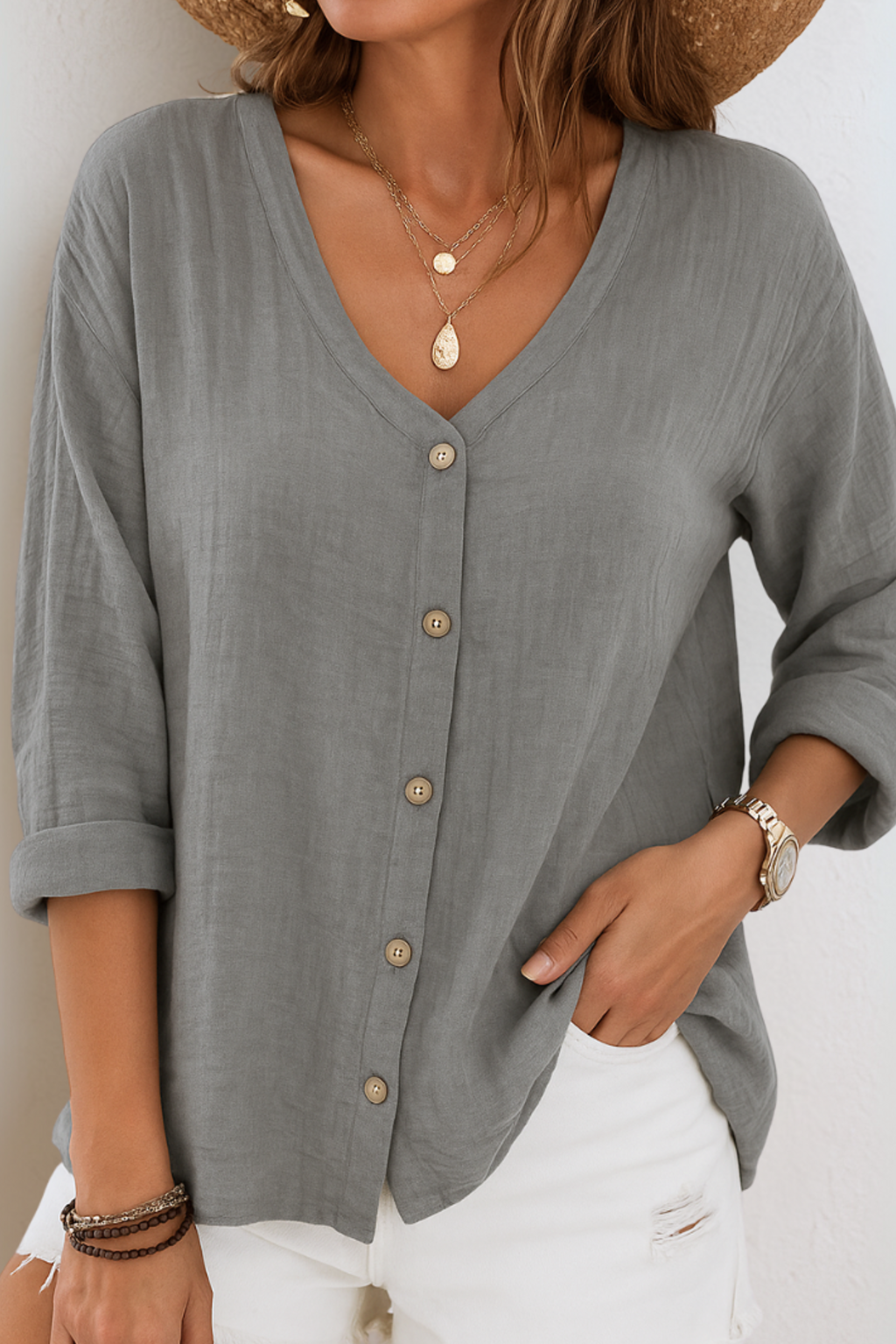 Fylaro - Elegant og uformell bluse