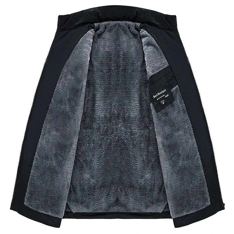 Elegant polstret pufferjakke