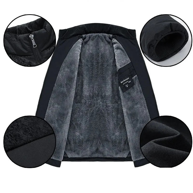 Elegant polstret pufferjakke